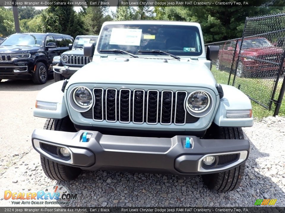 2024 Jeep Wrangler 4-Door Sahara 4xe Hybrid Earl / Black Photo #2