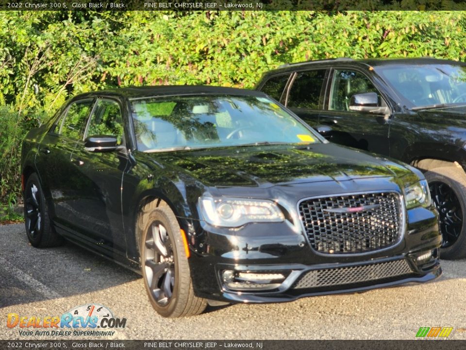 2022 Chrysler 300 S Gloss Black / Black Photo #3