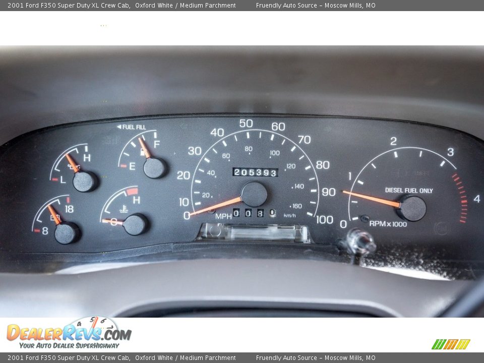 2001 Ford F350 Super Duty XL Crew Cab Gauges Photo #28