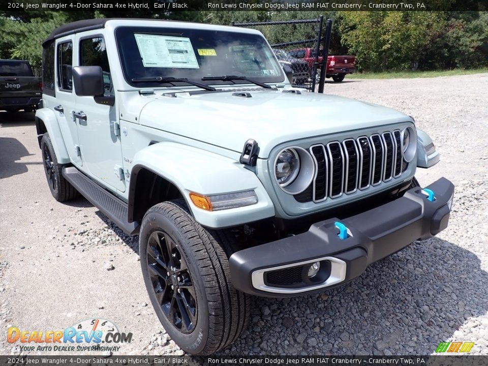 2024 Jeep Wrangler 4-Door Sahara 4xe Hybrid Earl / Black Photo #3