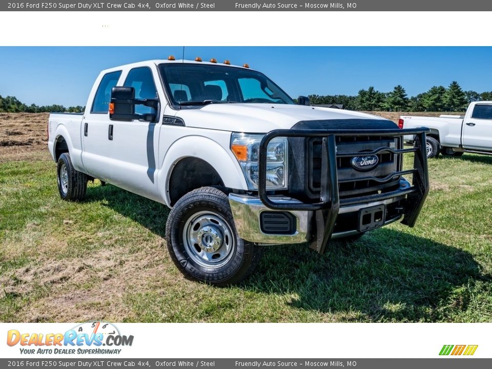 2016 Ford F250 Super Duty XLT Crew Cab 4x4 Oxford White / Steel Photo #1