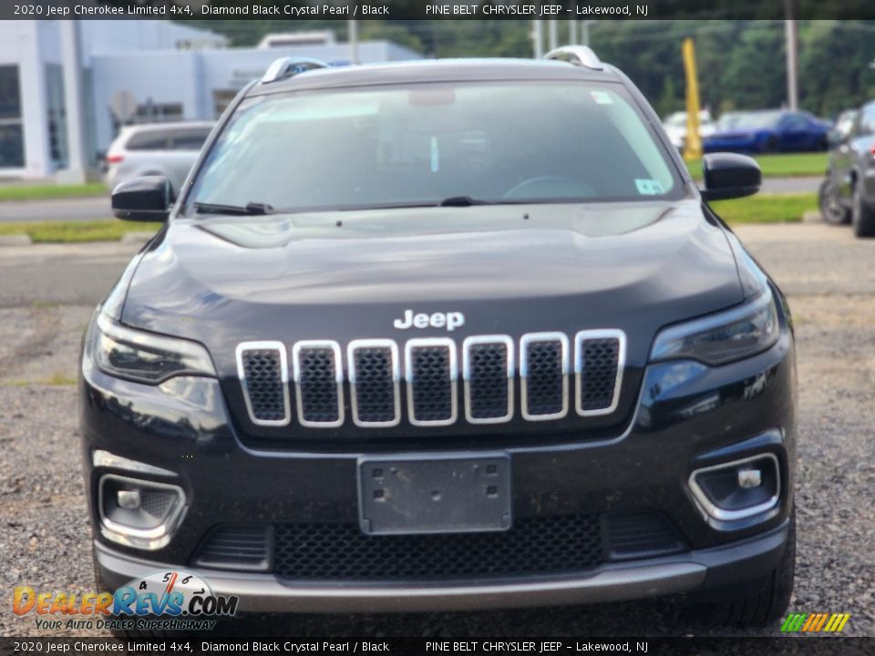 2020 Jeep Cherokee Limited 4x4 Diamond Black Crystal Pearl / Black Photo #2