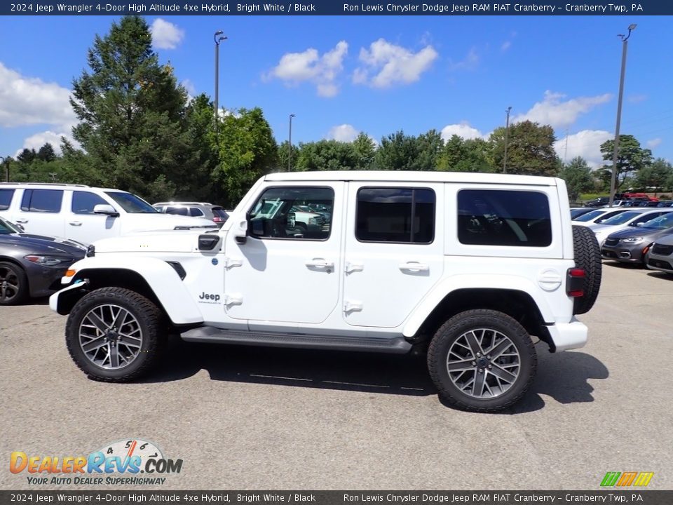 2024 Jeep Wrangler 4-Door High Altitude 4xe Hybrid Bright White / Black Photo #2