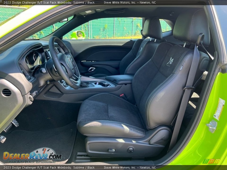 Front Seat of 2023 Dodge Challenger R/T Scat Pack Widebody Photo #13