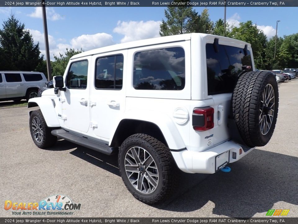 2024 Jeep Wrangler 4-Door High Altitude 4xe Hybrid Bright White / Black Photo #3