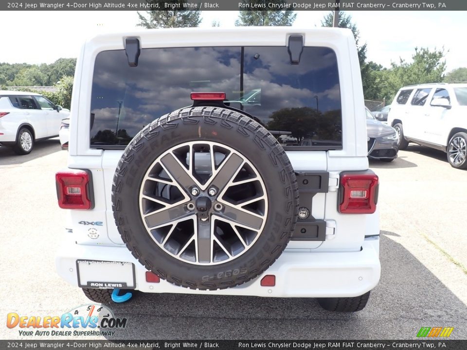 2024 Jeep Wrangler 4-Door High Altitude 4xe Hybrid Bright White / Black Photo #4