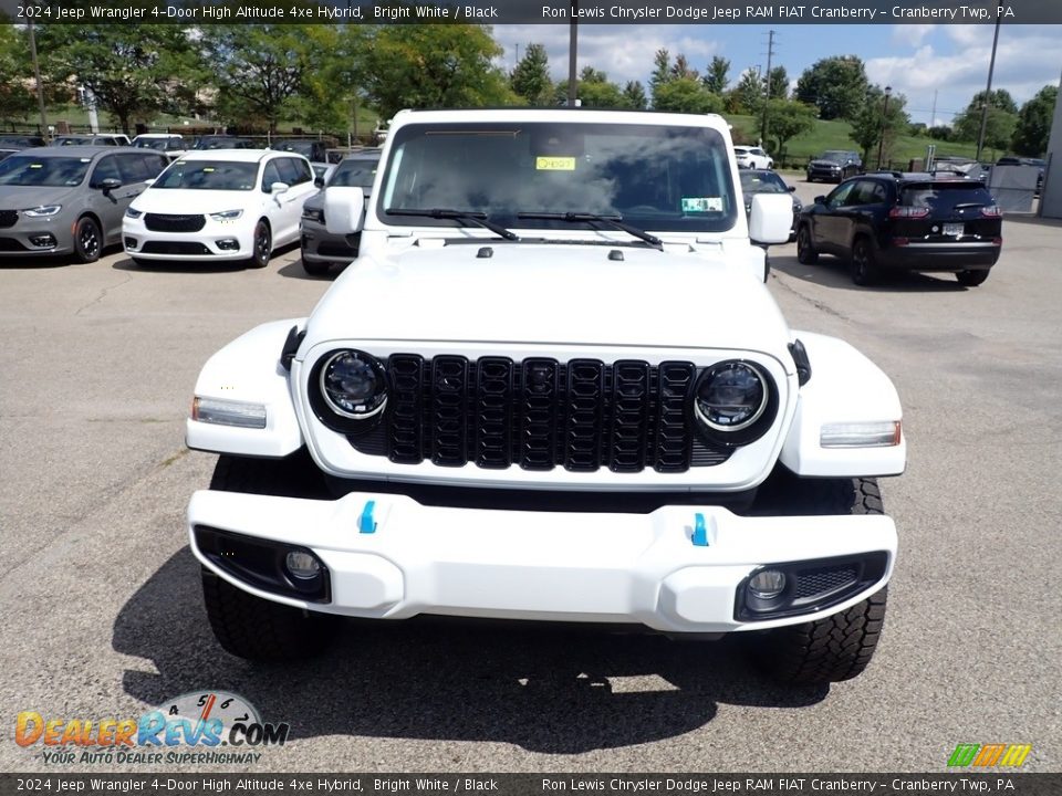 2024 Jeep Wrangler 4-Door High Altitude 4xe Hybrid Bright White / Black Photo #8