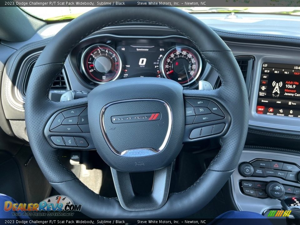 2023 Dodge Challenger R/T Scat Pack Widebody Steering Wheel Photo #19