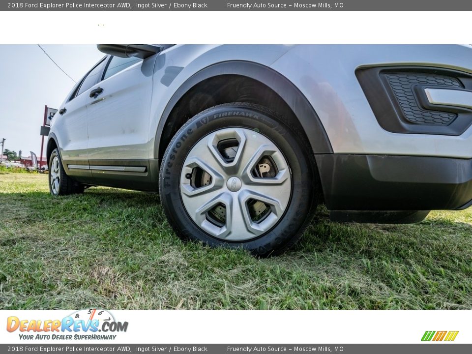 2018 Ford Explorer Police Interceptor AWD Ingot Silver / Ebony Black Photo #2