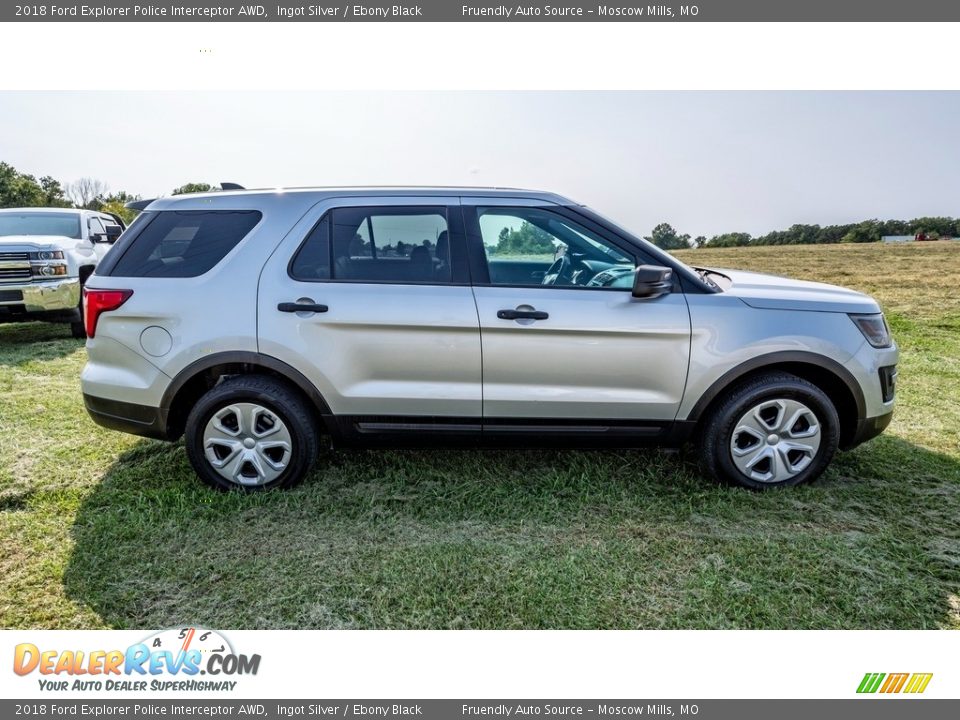 2018 Ford Explorer Police Interceptor AWD Ingot Silver / Ebony Black Photo #3