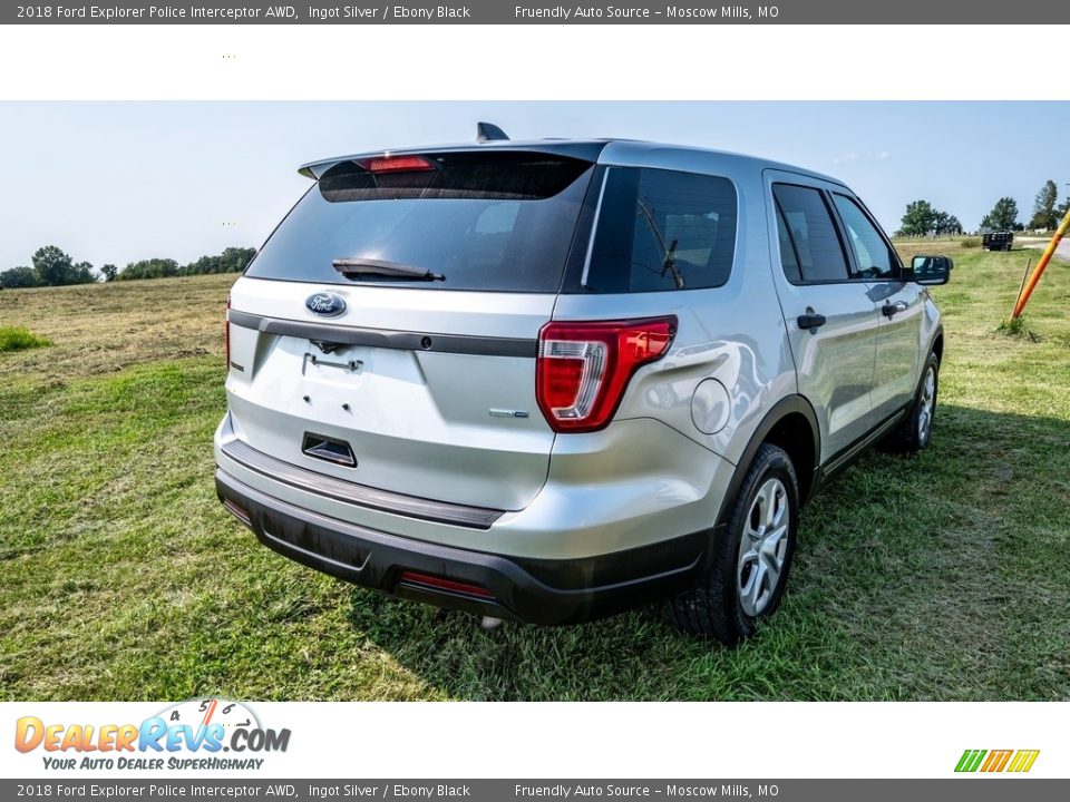 2018 Ford Explorer Police Interceptor AWD Ingot Silver / Ebony Black Photo #4