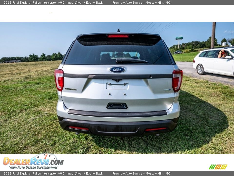 2018 Ford Explorer Police Interceptor AWD Ingot Silver / Ebony Black Photo #5