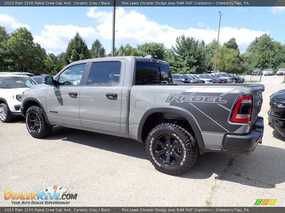 Ceramic Gray 2023 Ram 1500 Rebel Crew Cab 4x4 Photo #3