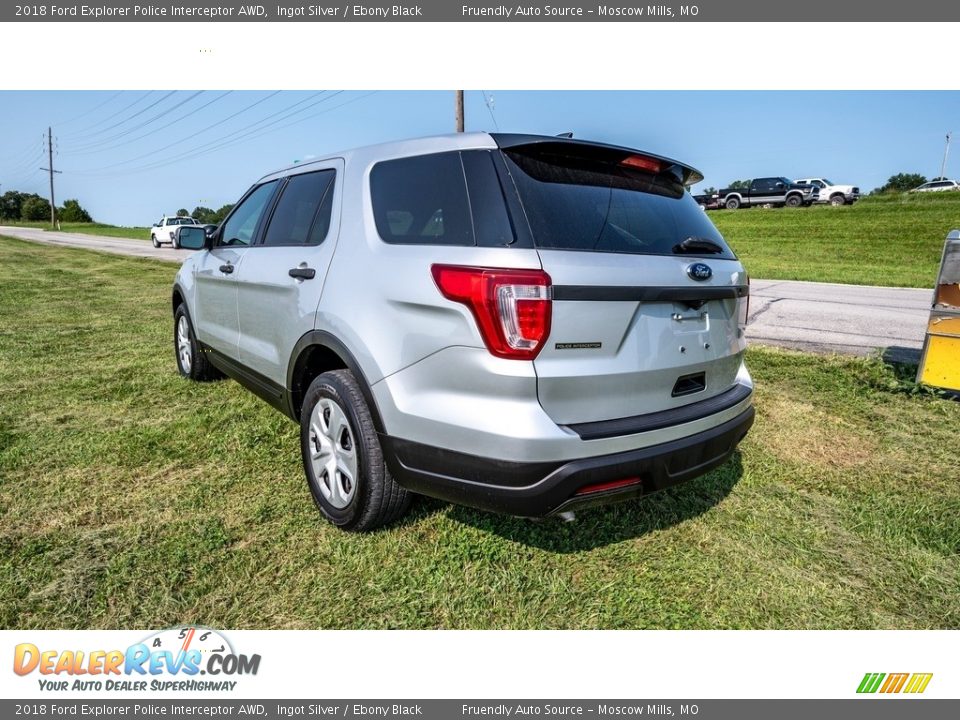 2018 Ford Explorer Police Interceptor AWD Ingot Silver / Ebony Black Photo #6