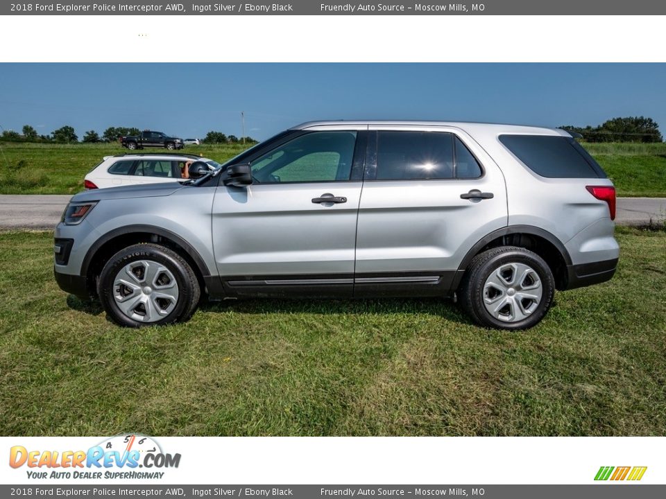 2018 Ford Explorer Police Interceptor AWD Ingot Silver / Ebony Black Photo #7