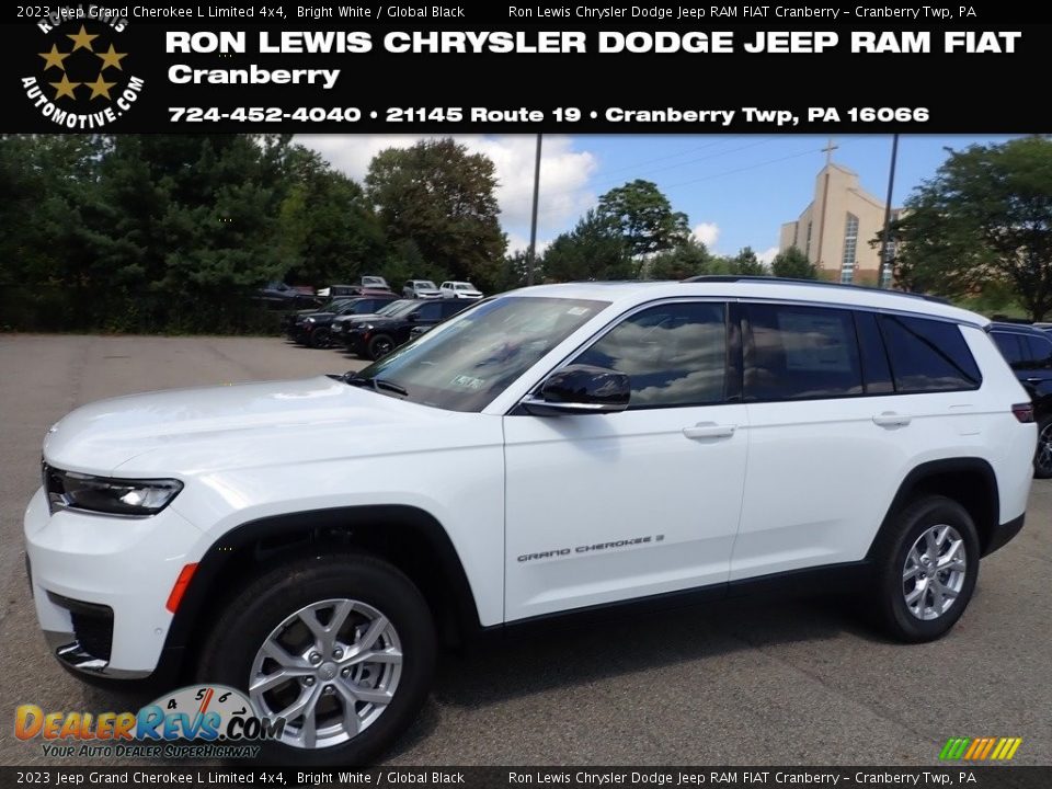 2023 Jeep Grand Cherokee L Limited 4x4 Bright White / Global Black Photo #1