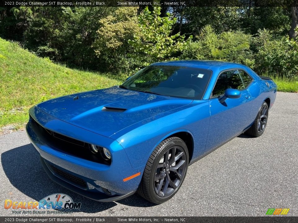 2023 Dodge Challenger SXT Blacktop Frostbite / Black Photo #2