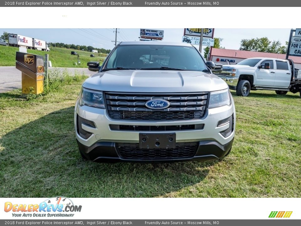 2018 Ford Explorer Police Interceptor AWD Ingot Silver / Ebony Black Photo #9