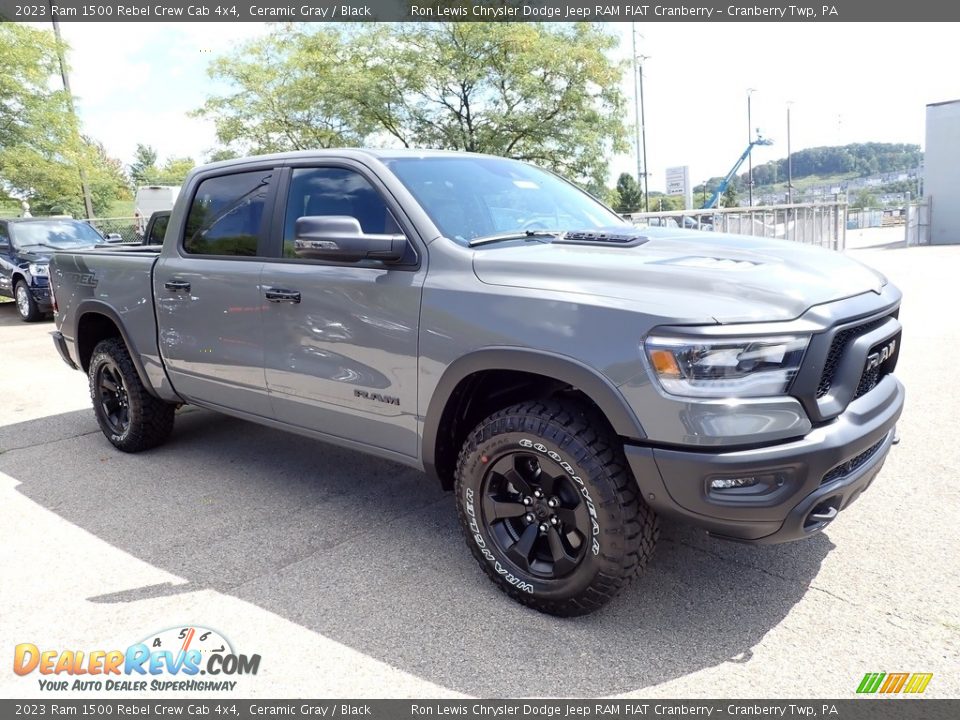 Front 3/4 View of 2023 Ram 1500 Rebel Crew Cab 4x4 Photo #7