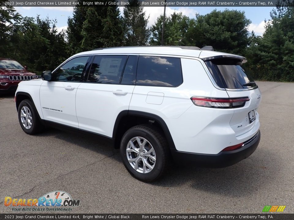 2023 Jeep Grand Cherokee L Limited 4x4 Bright White / Global Black Photo #3