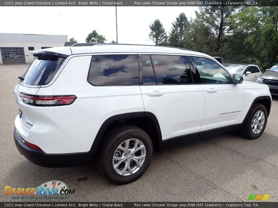 2023 Jeep Grand Cherokee L Limited 4x4 Bright White / Global Black Photo #5