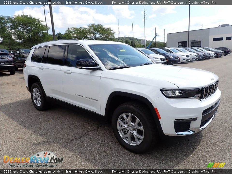 2023 Jeep Grand Cherokee L Limited 4x4 Bright White / Global Black Photo #7