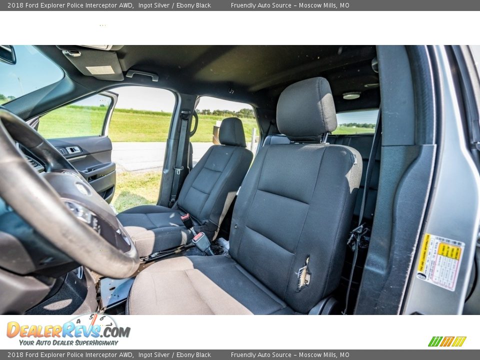 2018 Ford Explorer Police Interceptor AWD Ingot Silver / Ebony Black Photo #17