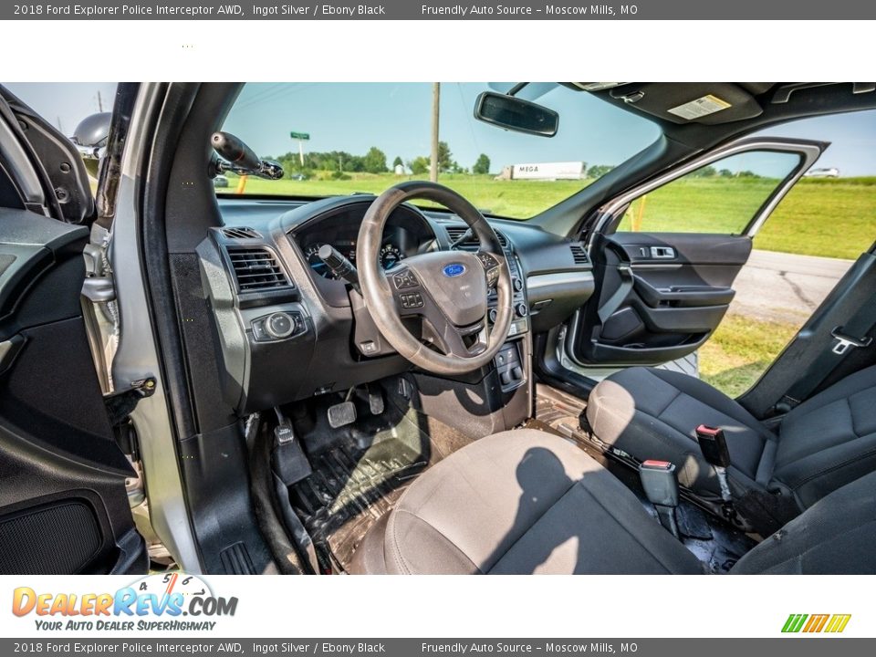 2018 Ford Explorer Police Interceptor AWD Ingot Silver / Ebony Black Photo #19