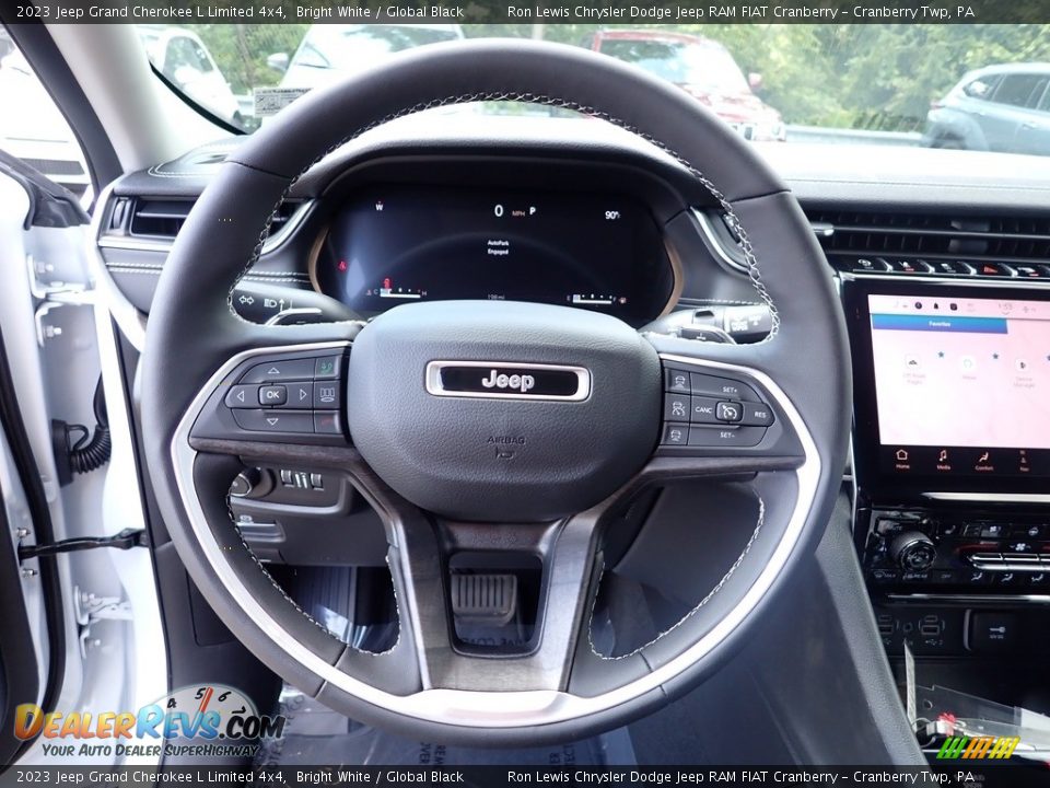 2023 Jeep Grand Cherokee L Limited 4x4 Bright White / Global Black Photo #19