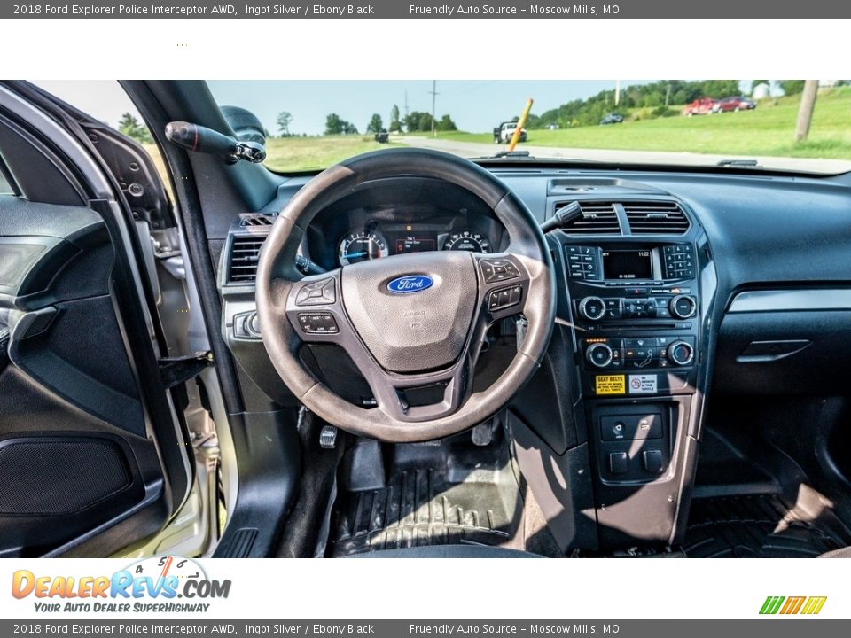 2018 Ford Explorer Police Interceptor AWD Ingot Silver / Ebony Black Photo #27