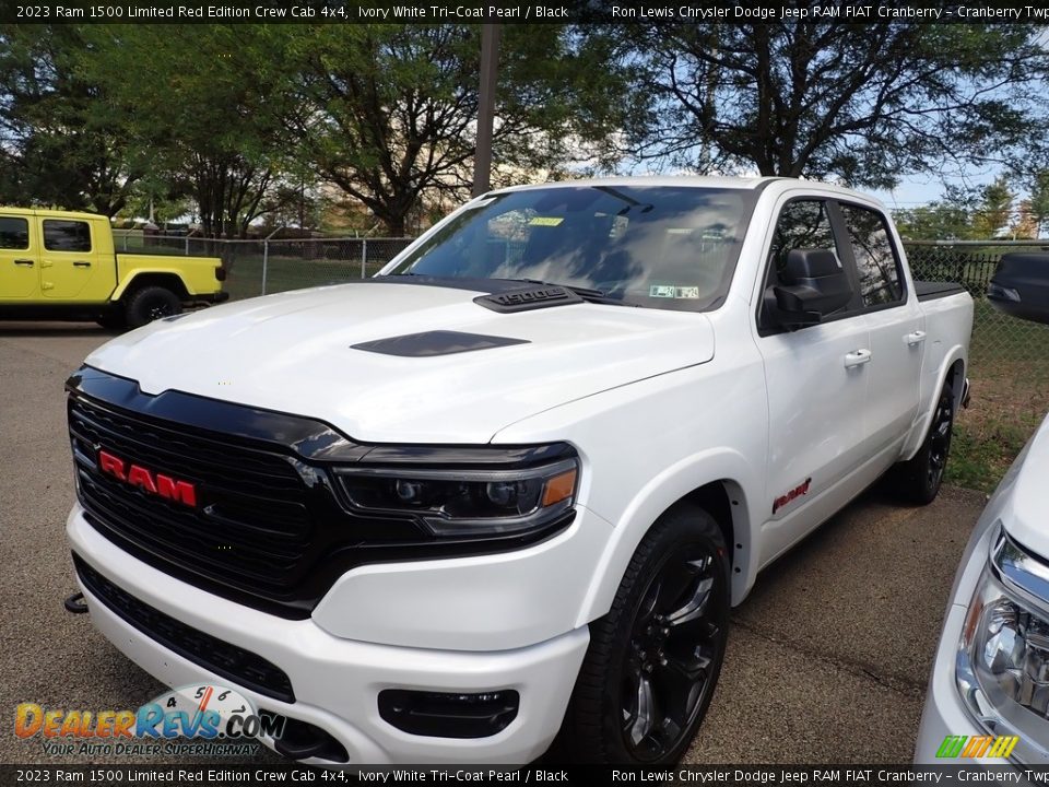 2023 Ram 1500 Limited Red Edition Crew Cab 4x4 Ivory White Tri-Coat Pearl / Black Photo #6