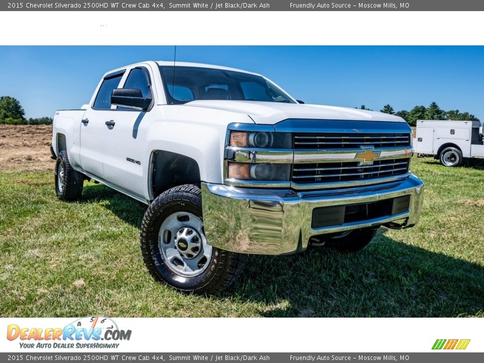 2015 Chevrolet Silverado 2500HD WT Crew Cab 4x4 Summit White / Jet Black/Dark Ash Photo #1