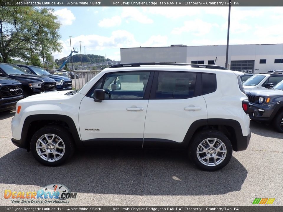 2023 Jeep Renegade Latitude 4x4 Alpine White / Black Photo #2