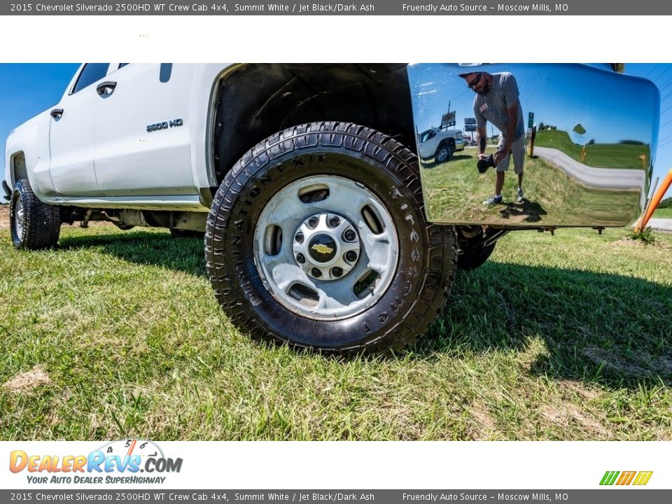 2015 Chevrolet Silverado 2500HD WT Crew Cab 4x4 Summit White / Jet Black/Dark Ash Photo #2