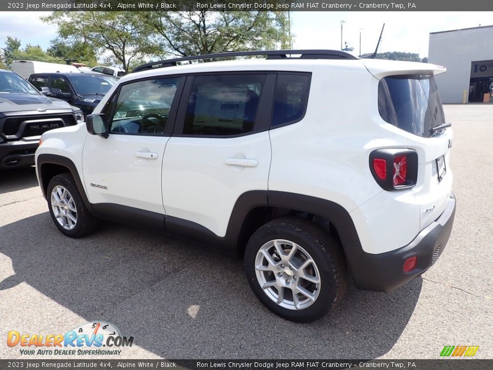 2023 Jeep Renegade Latitude 4x4 Alpine White / Black Photo #3