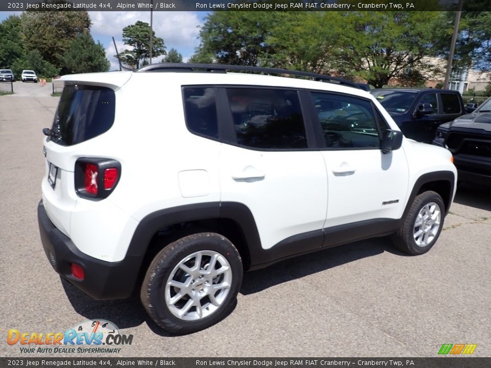 2023 Jeep Renegade Latitude 4x4 Alpine White / Black Photo #5