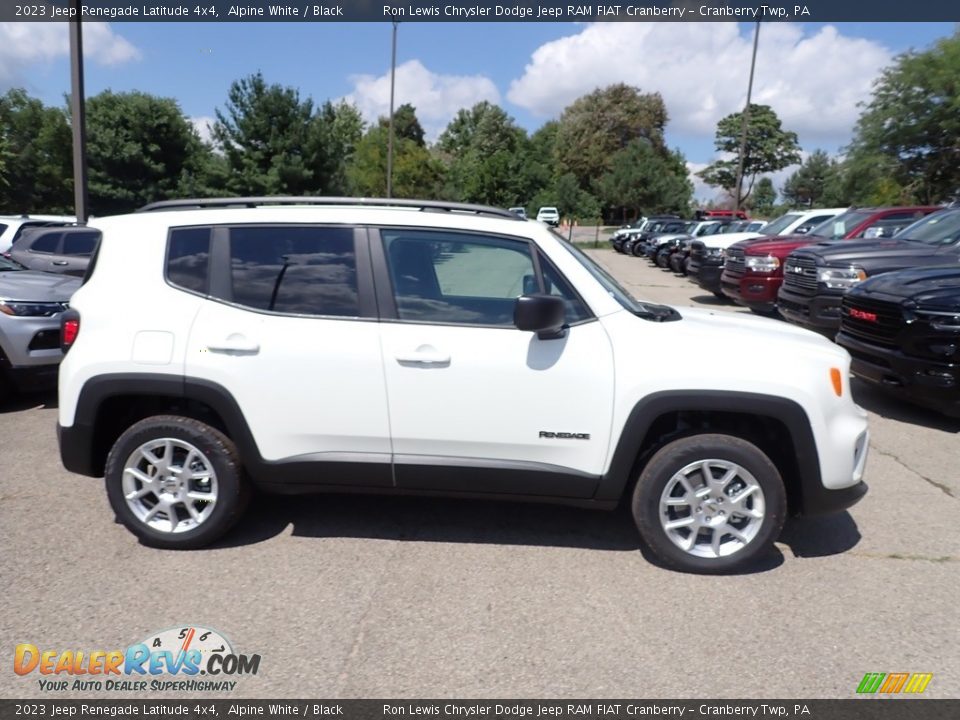 2023 Jeep Renegade Latitude 4x4 Alpine White / Black Photo #6