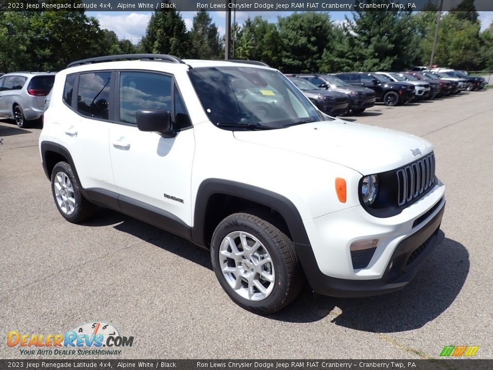 2023 Jeep Renegade Latitude 4x4 Alpine White / Black Photo #7