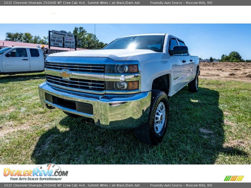 2015 Chevrolet Silverado 2500HD WT Crew Cab 4x4 Summit White / Jet Black/Dark Ash Photo #8