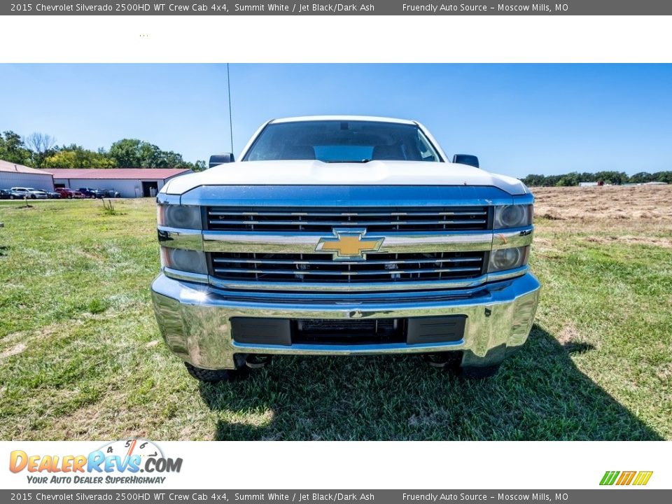 2015 Chevrolet Silverado 2500HD WT Crew Cab 4x4 Summit White / Jet Black/Dark Ash Photo #9