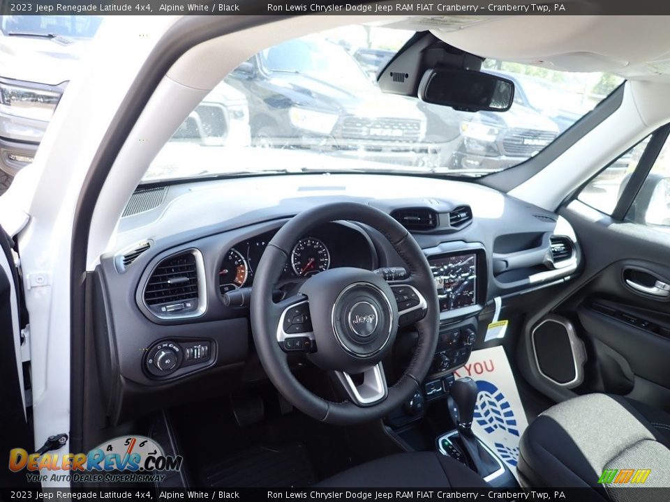 2023 Jeep Renegade Latitude 4x4 Alpine White / Black Photo #12