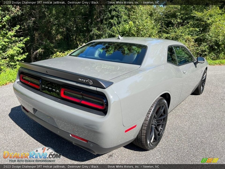 2023 Dodge Challenger SRT Hellcat JailBreak Destroyer Grey / Black Photo #6