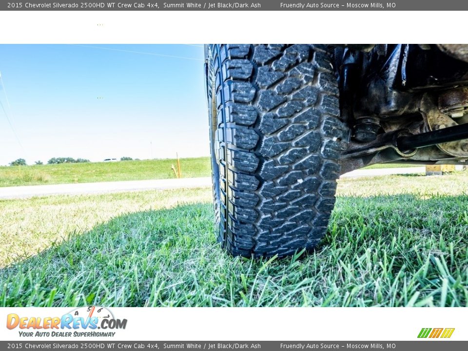 2015 Chevrolet Silverado 2500HD WT Crew Cab 4x4 Summit White / Jet Black/Dark Ash Photo #15