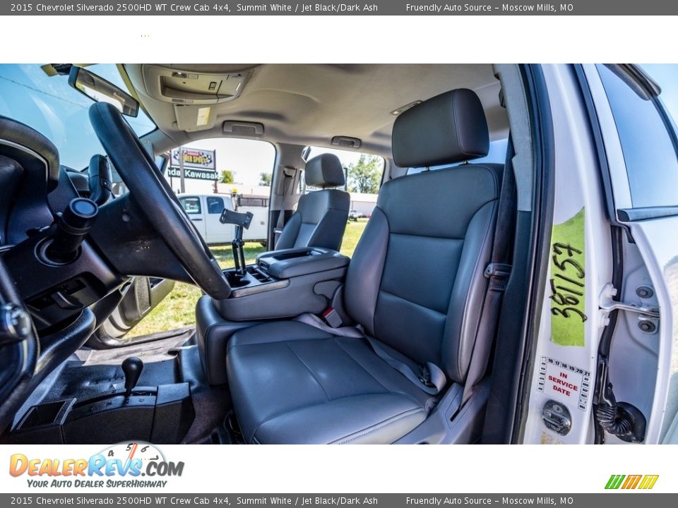 2015 Chevrolet Silverado 2500HD WT Crew Cab 4x4 Summit White / Jet Black/Dark Ash Photo #17