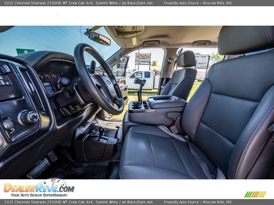 2015 Chevrolet Silverado 2500HD WT Crew Cab 4x4 Summit White / Jet Black/Dark Ash Photo #18