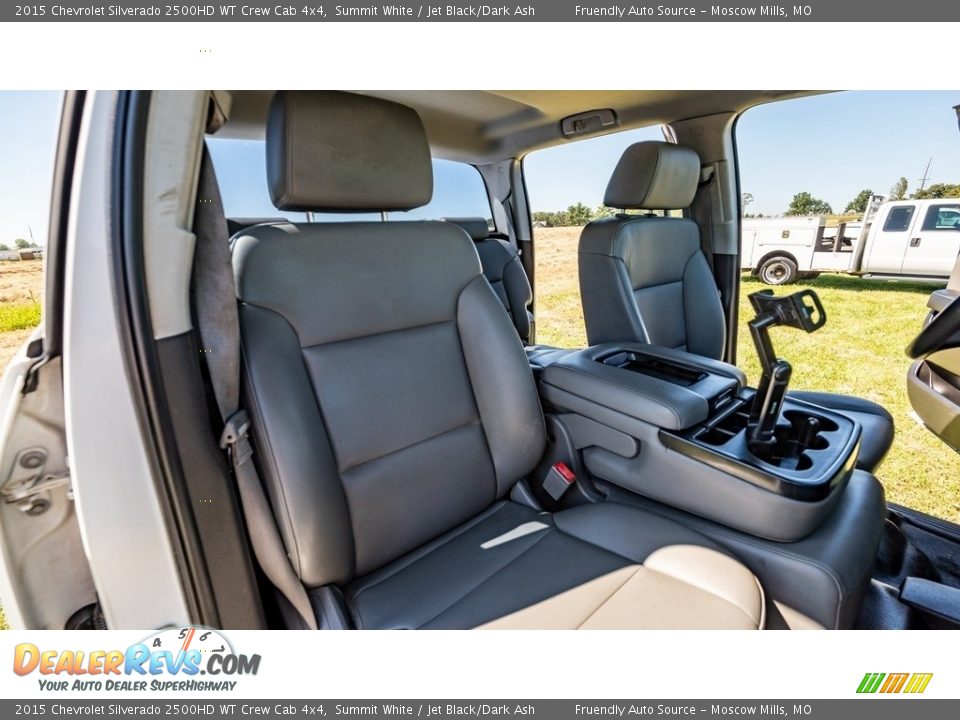 2015 Chevrolet Silverado 2500HD WT Crew Cab 4x4 Summit White / Jet Black/Dark Ash Photo #25