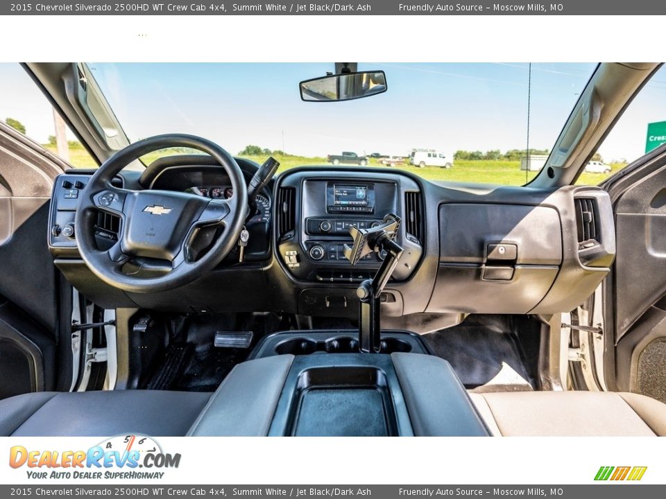 2015 Chevrolet Silverado 2500HD WT Crew Cab 4x4 Summit White / Jet Black/Dark Ash Photo #26