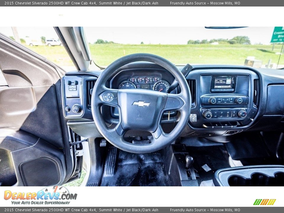 2015 Chevrolet Silverado 2500HD WT Crew Cab 4x4 Summit White / Jet Black/Dark Ash Photo #27