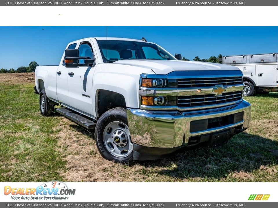 2018 Chevrolet Silverado 2500HD Work Truck Double Cab Summit White / Dark Ash/Jet Black Photo #1