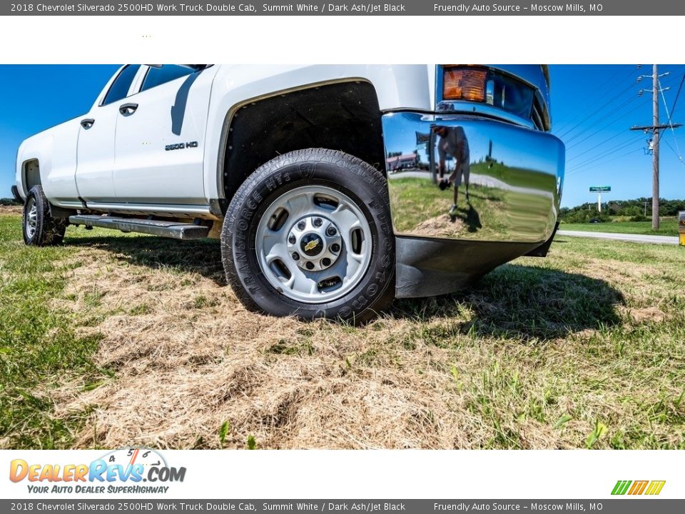 2018 Chevrolet Silverado 2500HD Work Truck Double Cab Summit White / Dark Ash/Jet Black Photo #2